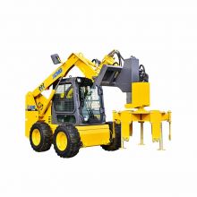 XCMG Official XC740K wheel skid steer loader 1ton mini skid steer loader machine for sale